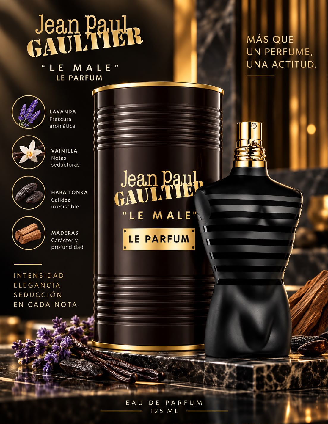 Jean Paul Gaultier Le Male Le Parfum 125 ml