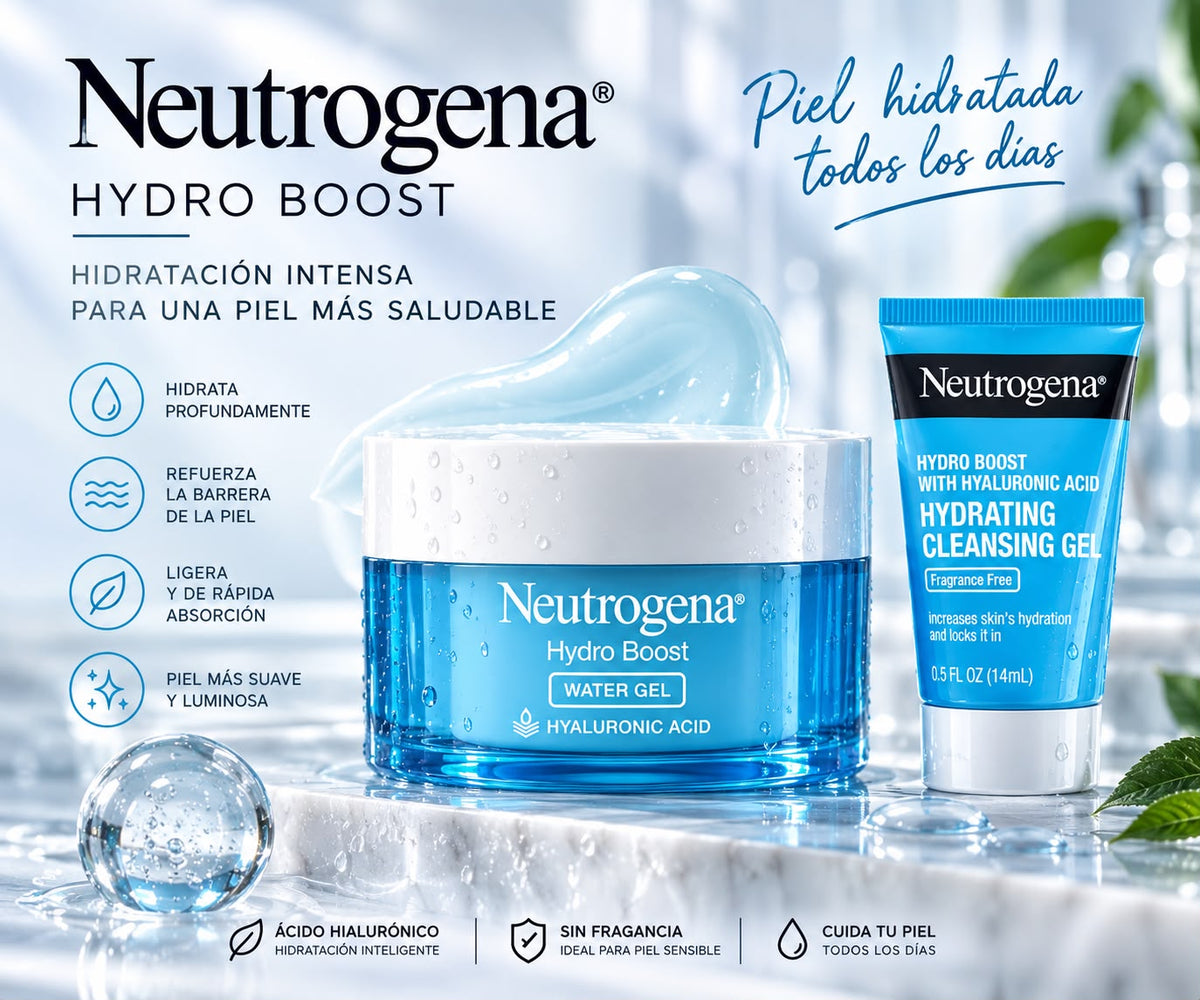 Neutrogena Hydro Boost Water Gel + Hydrating Cleansing Gel